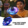 Flying Fidget Spinner With LED Lights