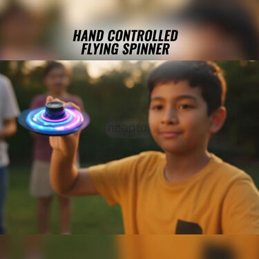Flying Fidget Spinner With LED Lights