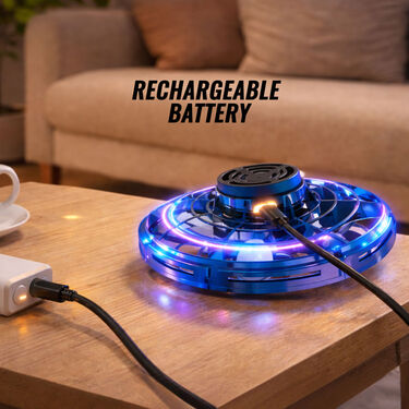 Flying Fidget Spinner With LED Lights