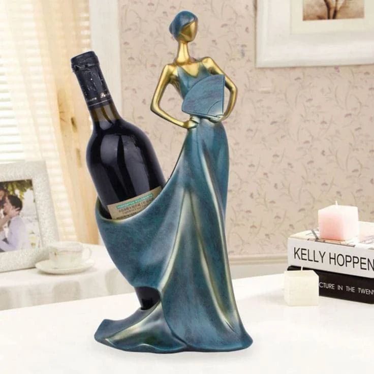 Resin Lady Bottle Holder showpiece for Home Decor & Office Decor