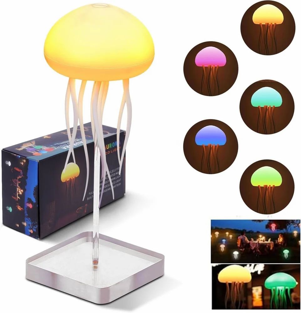 Glow Jelly Fish Magic Lamp